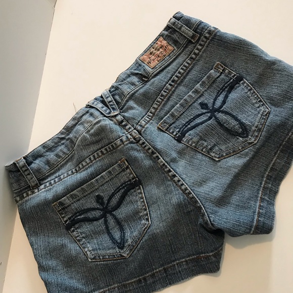 Paris Blues Blue Jean Shorts-7 - Picture 3 of 4